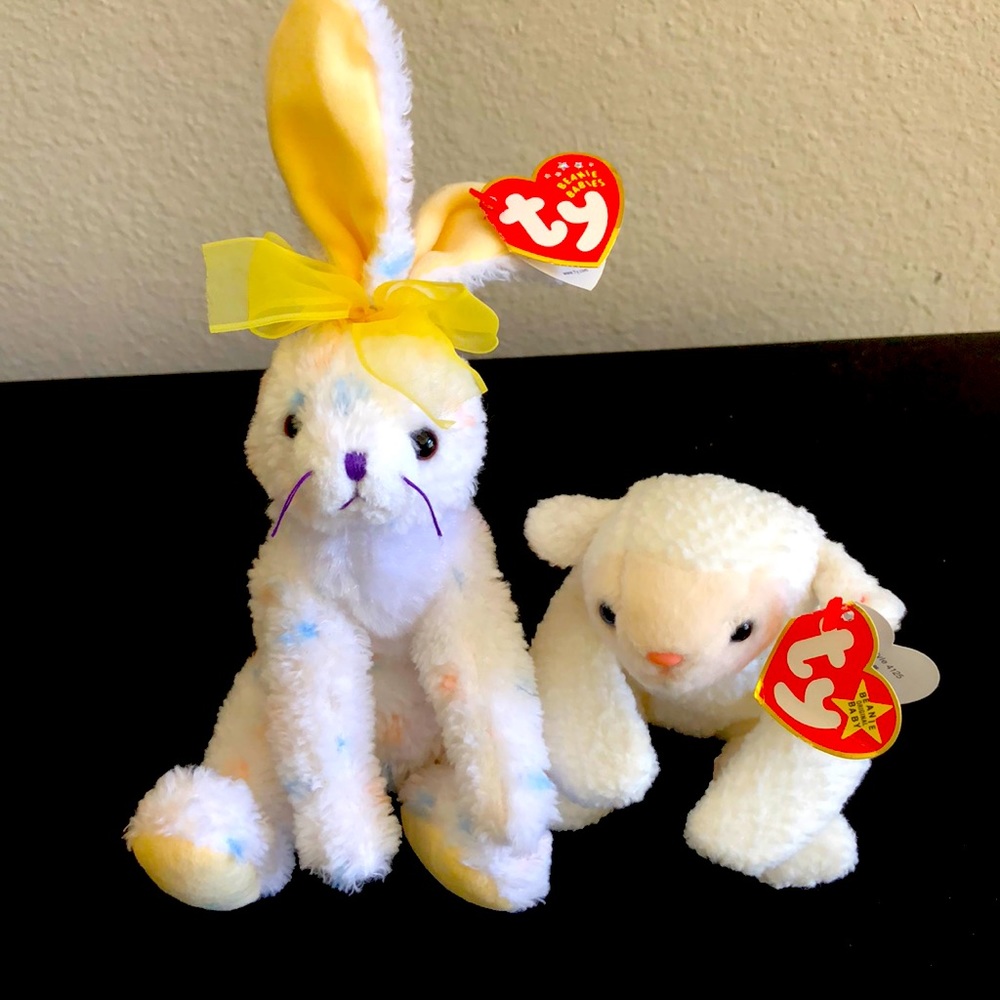 Ty Beanie Baby Carrots & Fleece